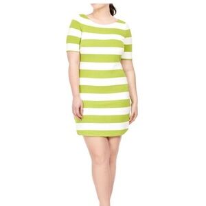 NWT Jessica Howard Petite Striped Zipper Back Dress